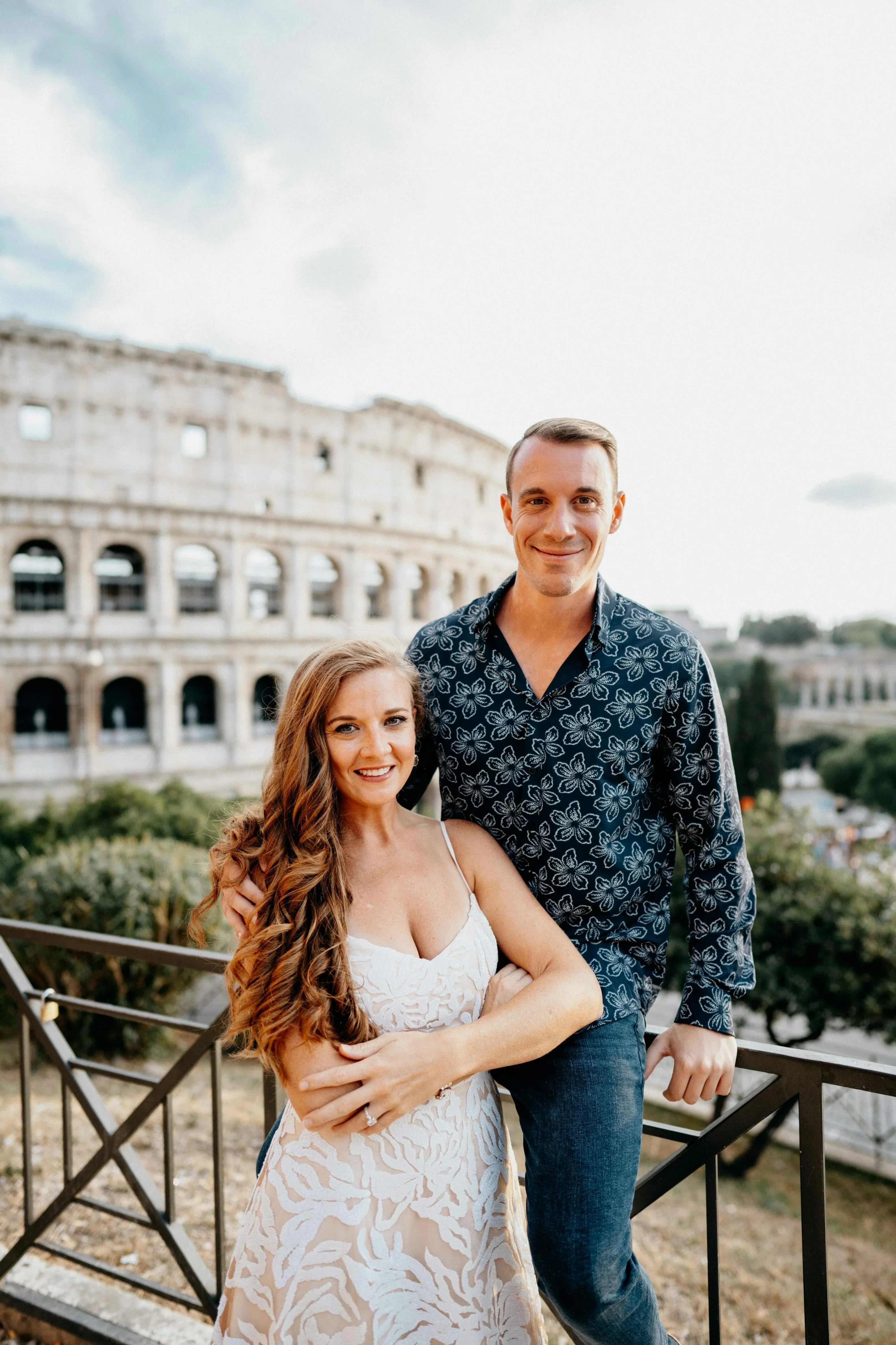 Beautiful Couple in Rome, Italy
