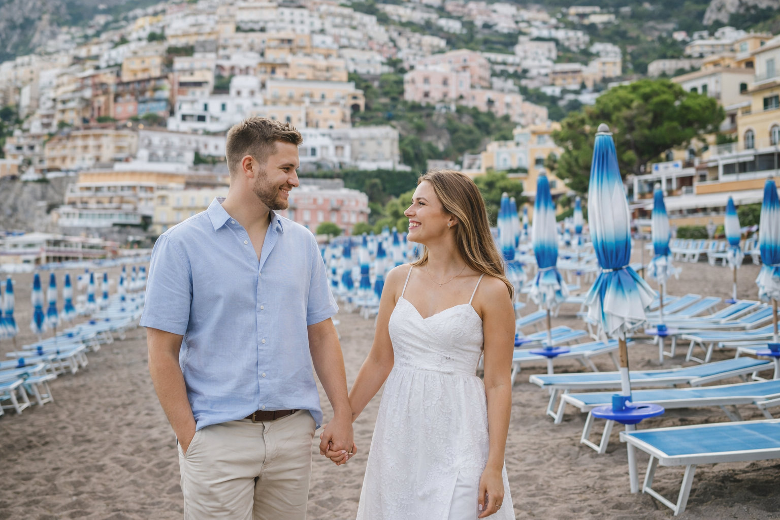 Amalfi Coast Photoshoot: Spiaggia Grande in Positano
