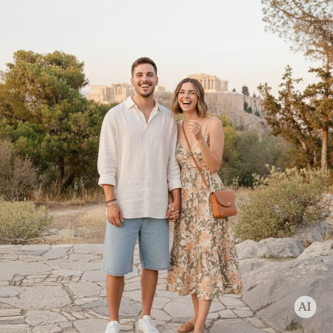 Athens Photoshoot - Akropolis & Historic Plaka with a local Photographer Picturo Shop