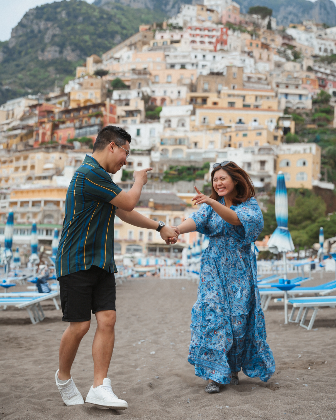 Amalfi Coast Photoshoot: Spiaggia Grande in Positano