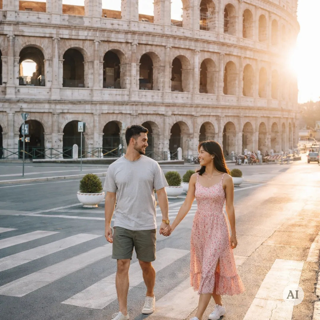 Rome Photoshoot with Professional Photographer Rome – Colosseum & Ancient Landmarks Το κατάστημά μου
