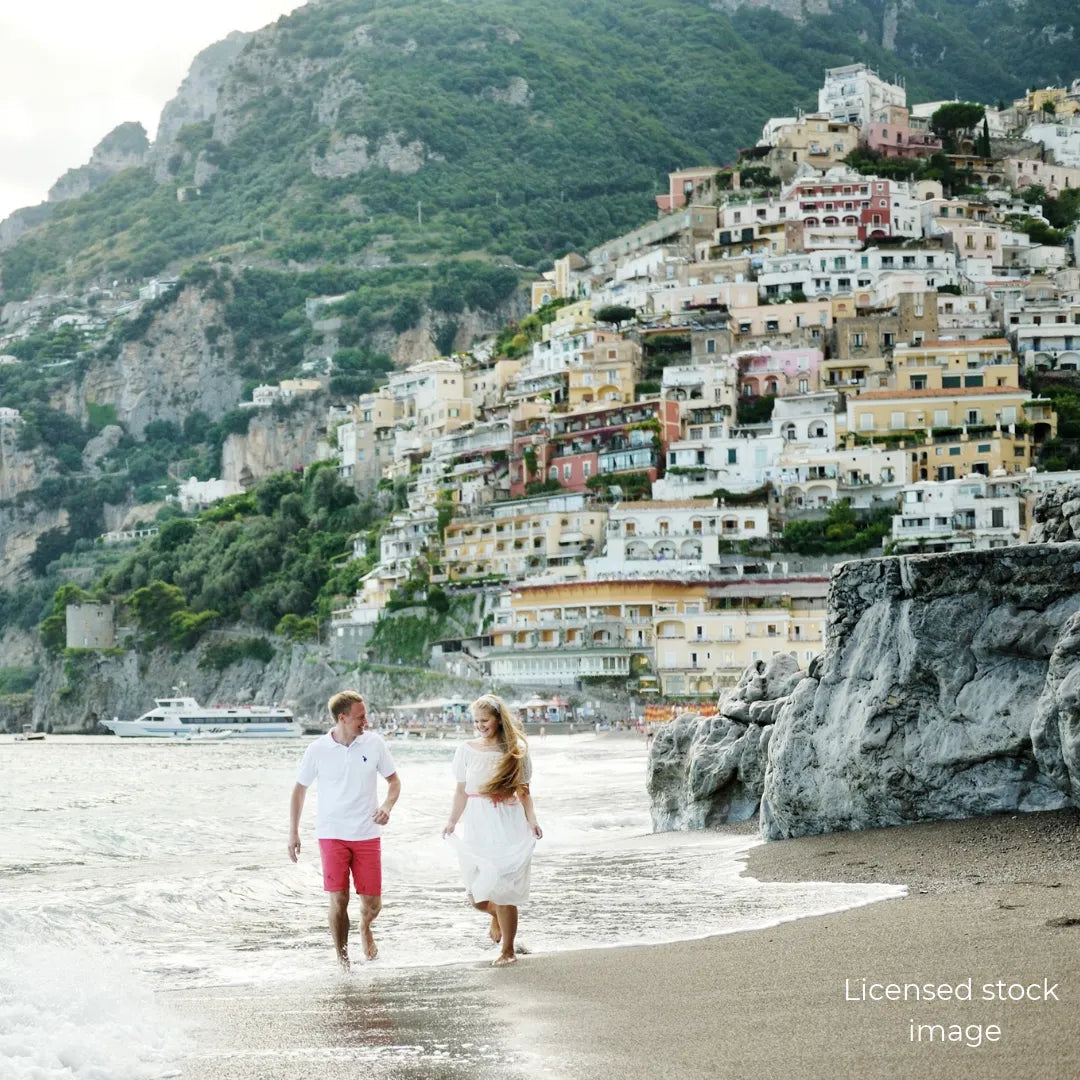 Amalfi Coast Photoshoot: Spiaggia Grande in Positano Picturo Shop