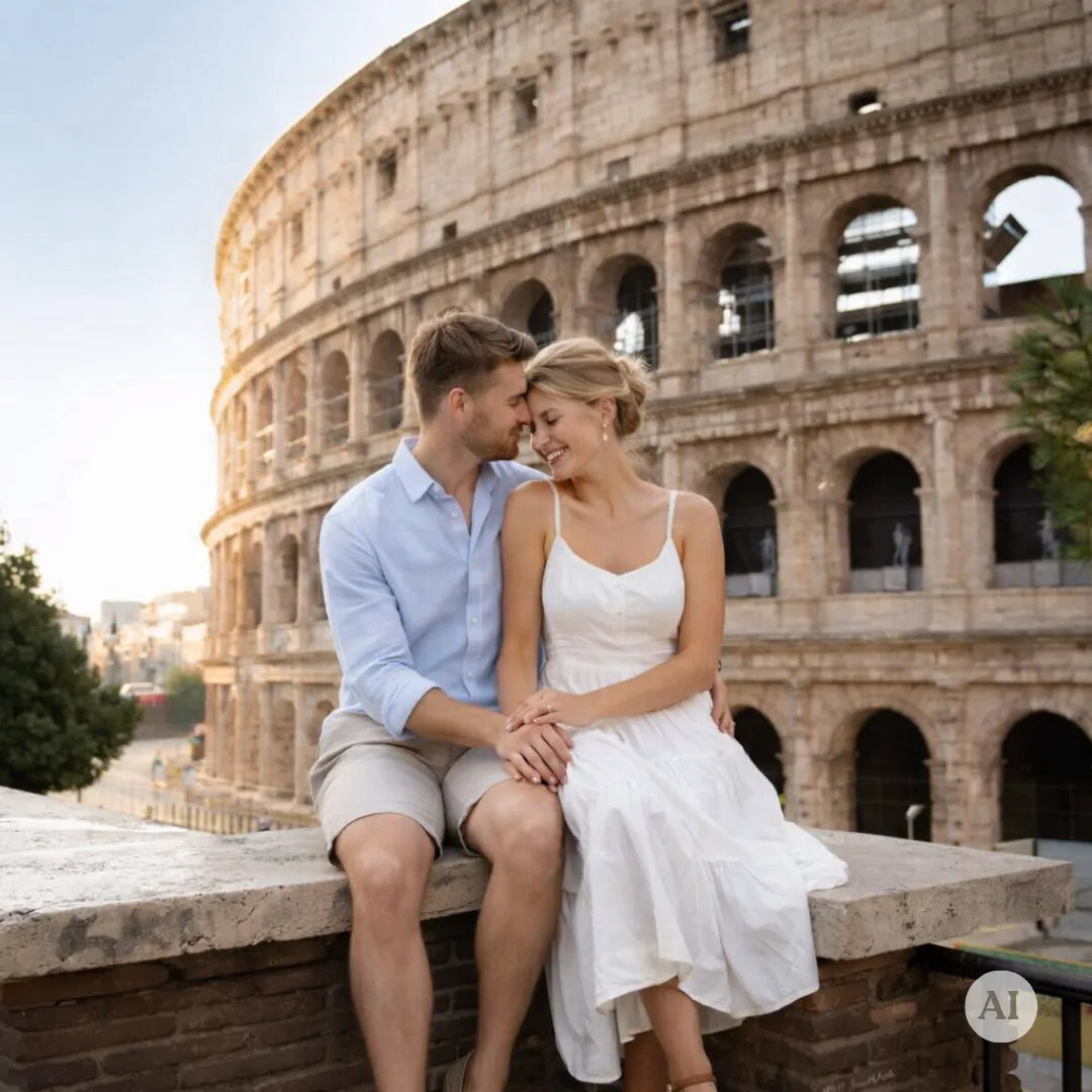 Rome Photoshoot with Professional Photographer Rome – Colosseum & Ancient Landmarks Το κατάστημά μου