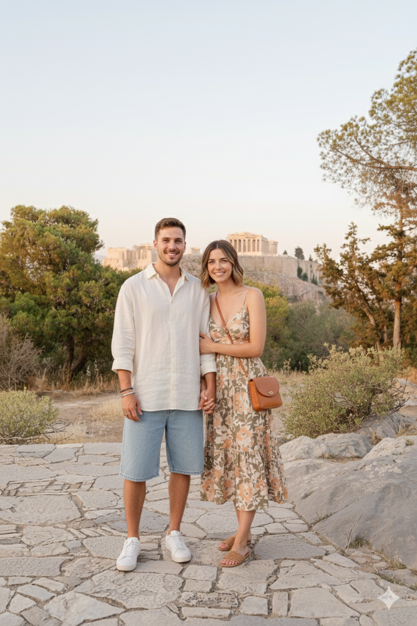 Athens Photoshoot - Akropolis & Historic Plaka with a local Photographer