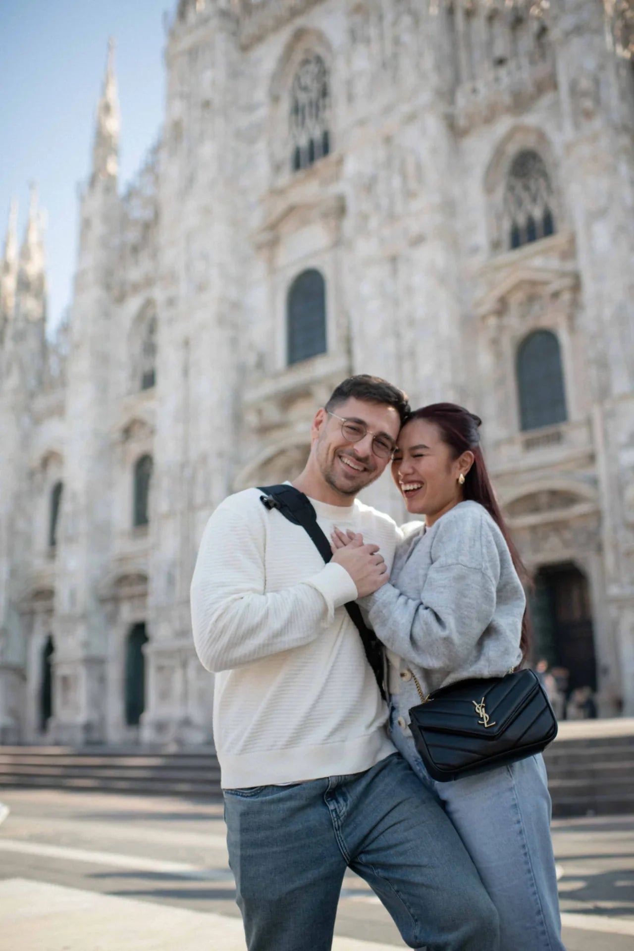 Happy Couple at Duomo di Milano