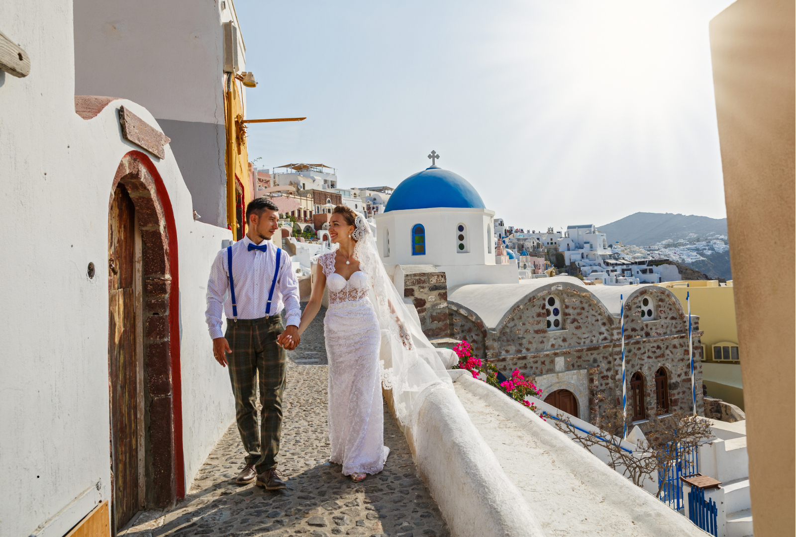 Santorini Blue Dome & Oia Hotspots Photoshoot