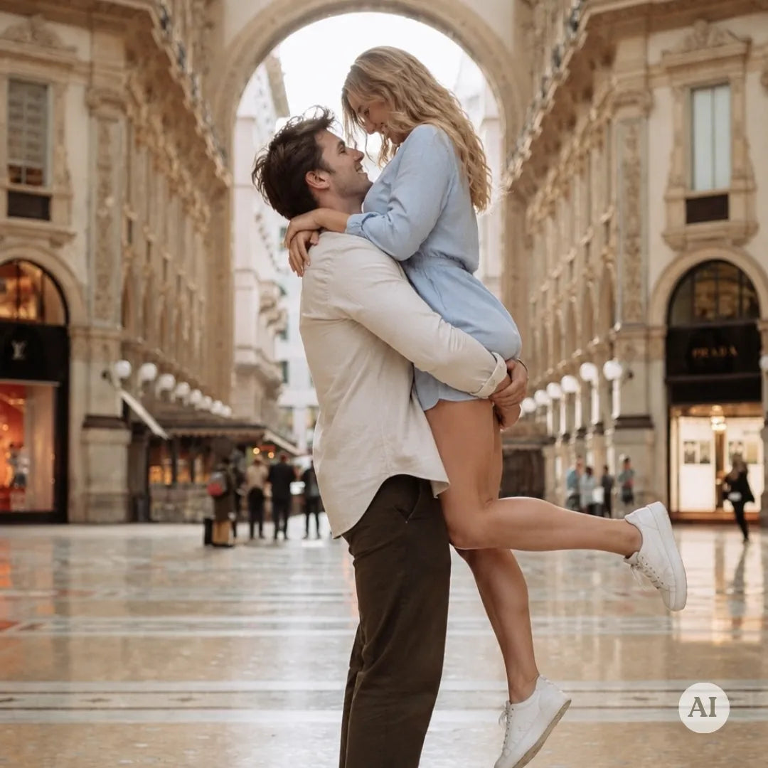 Milan Photoshoot at the Duomo & Galleria Vittorio Emanuele Picturo Shop