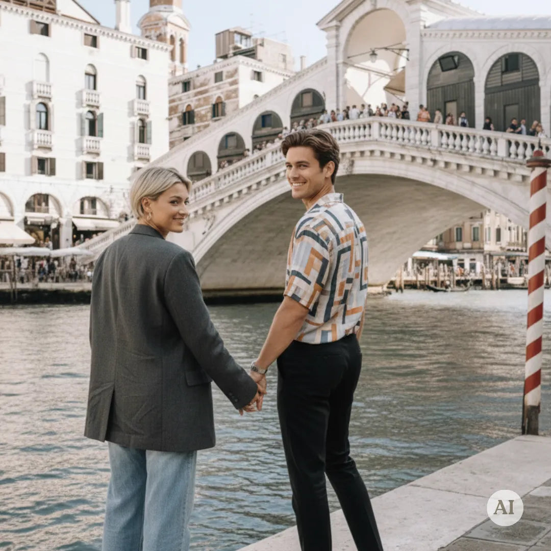 Venice Photoshoot in Historic Center and Bridges Picturo Shop