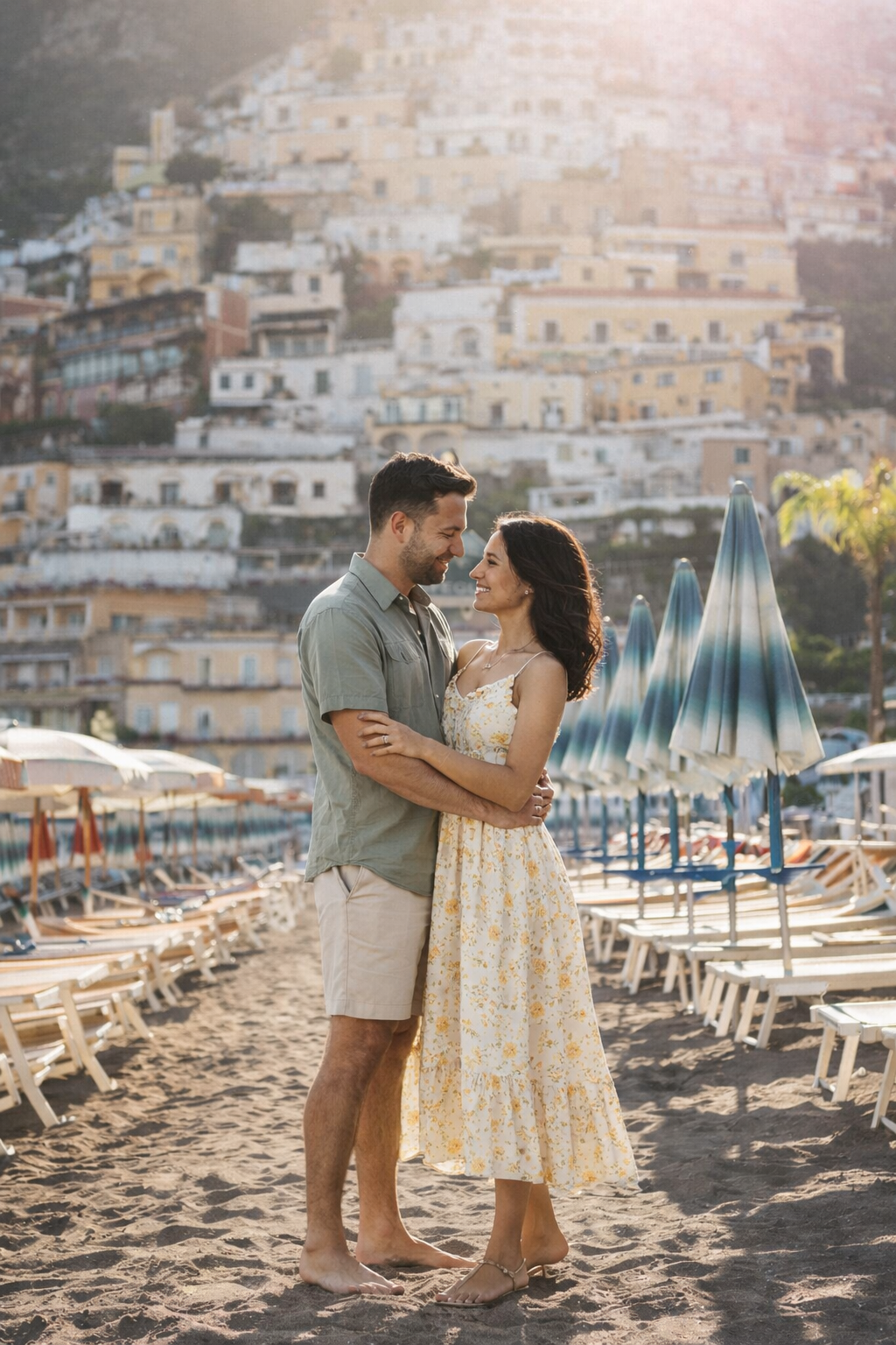 Amalfi Coast Photoshoot: Spiaggia Grande in Positano