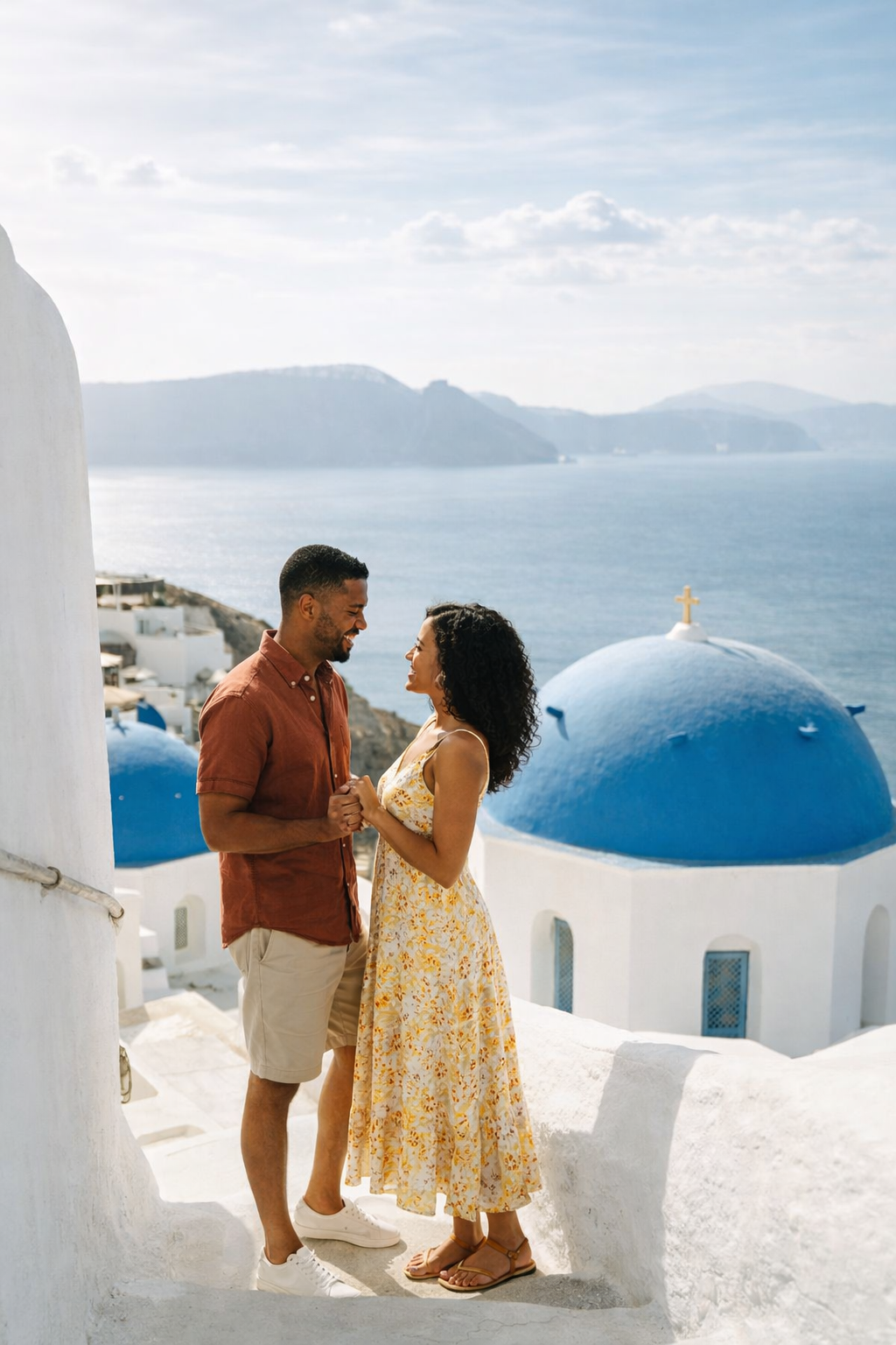 Santorini Photoshoot - Blue Dome & Oia highlights Photowalk