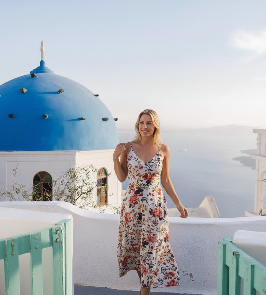 Santorini Photoshoot - Blue Dome & Oia highlights Photowalk
