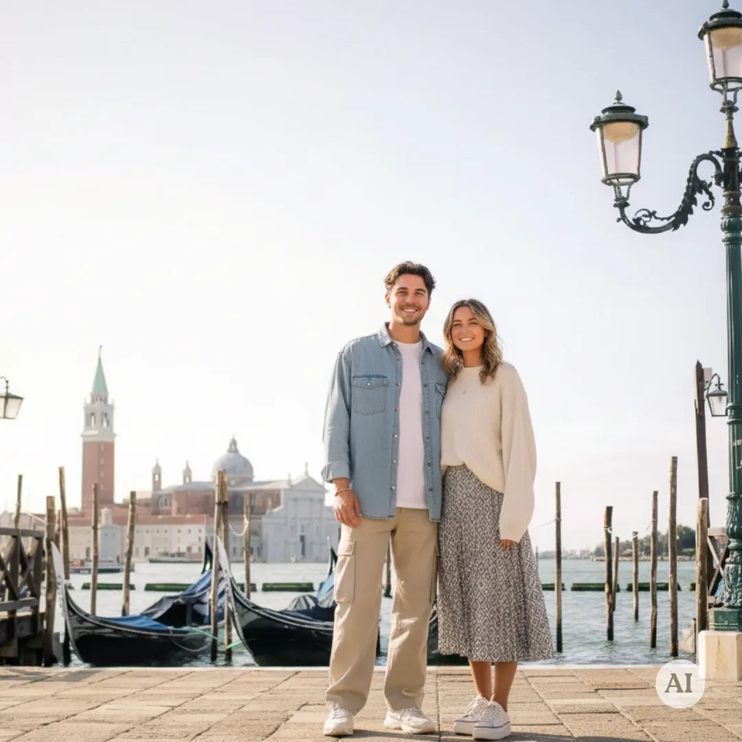 Venice Photoshoot in Historic Center and Bridges Picturo Shop